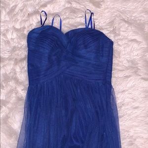 Ralph Lauren Blue Chiffon Gown *LIKE NEW*